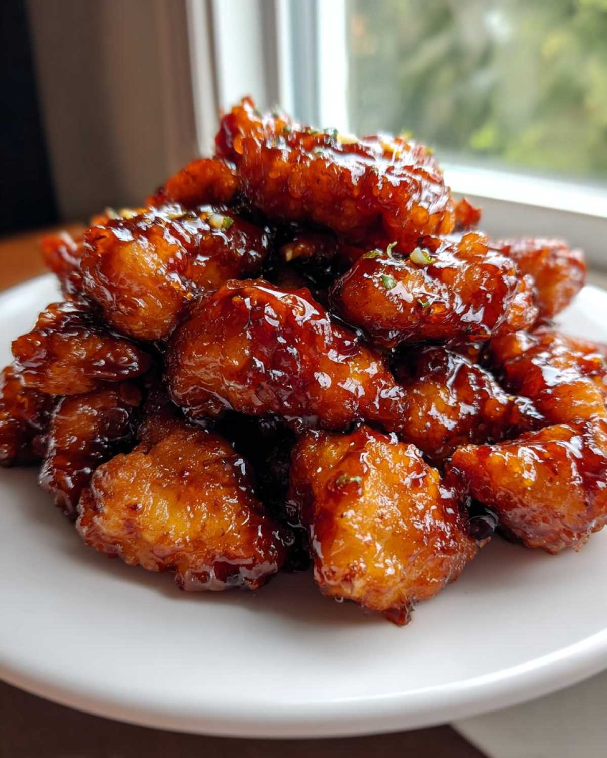 honey garlic chicken - detail 1
