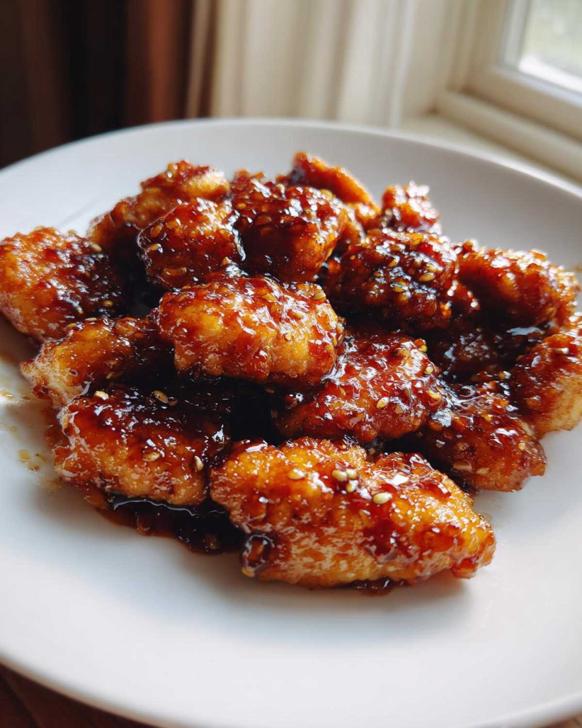 honey garlic chicken - detail 3