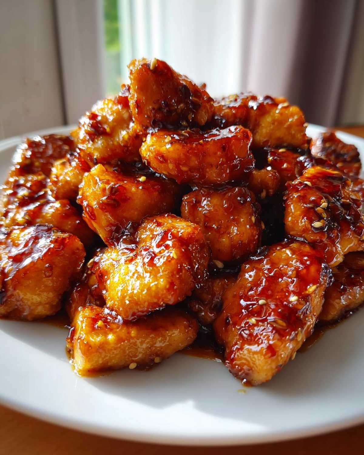 honey garlic chicken - detail 4