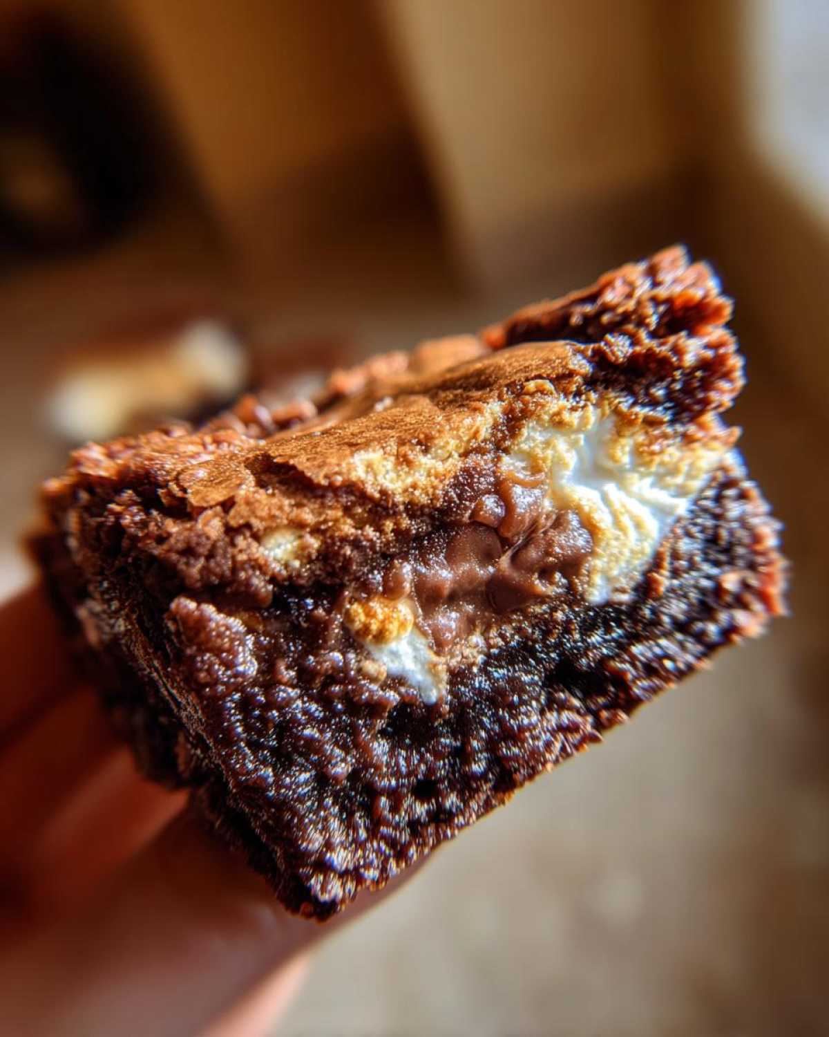 hot chocolate brownies - detail 2