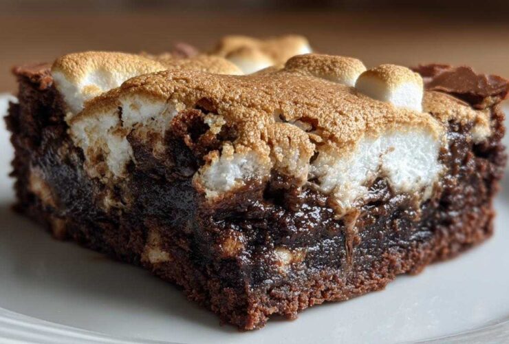 hot chocolate brownies