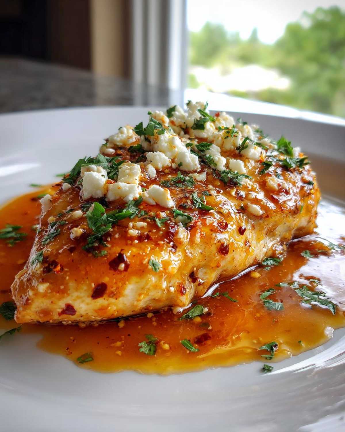 hot honey feta chicken - detail 1