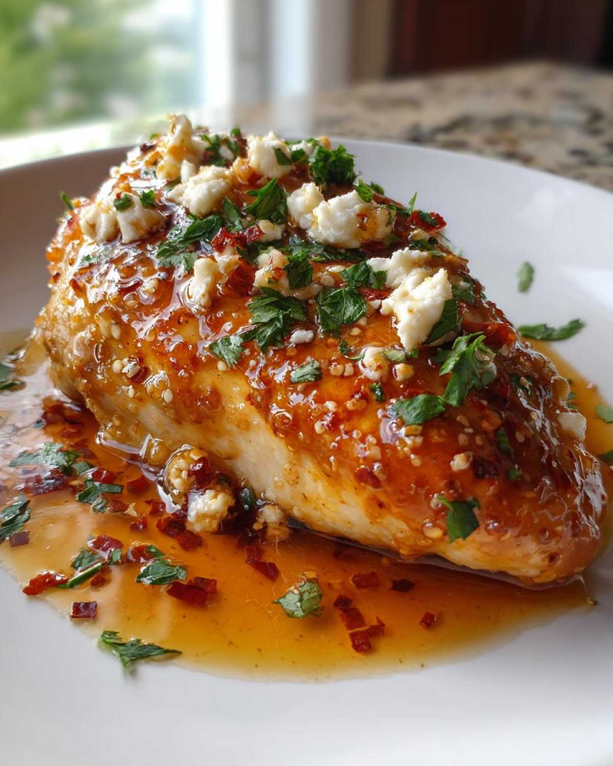 hot honey feta chicken - detail 3