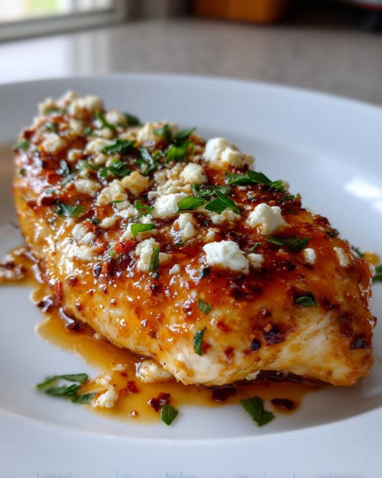 hot honey feta chicken