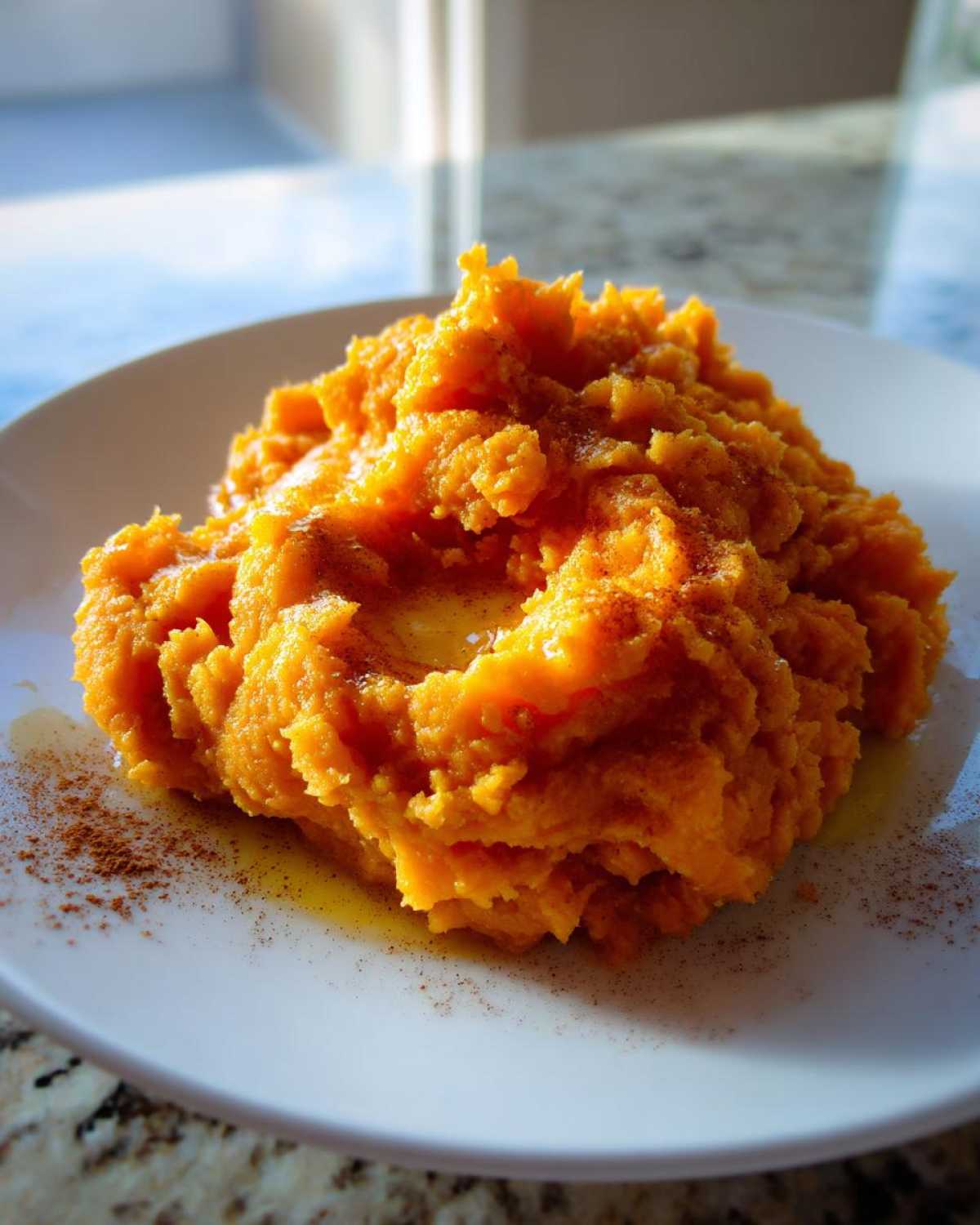 mashed sweet potatoes - detail 1