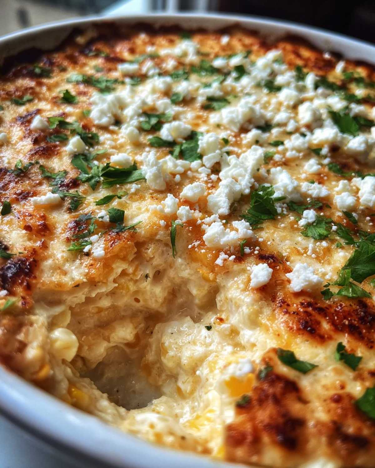 mexican street corn dip - detail 2