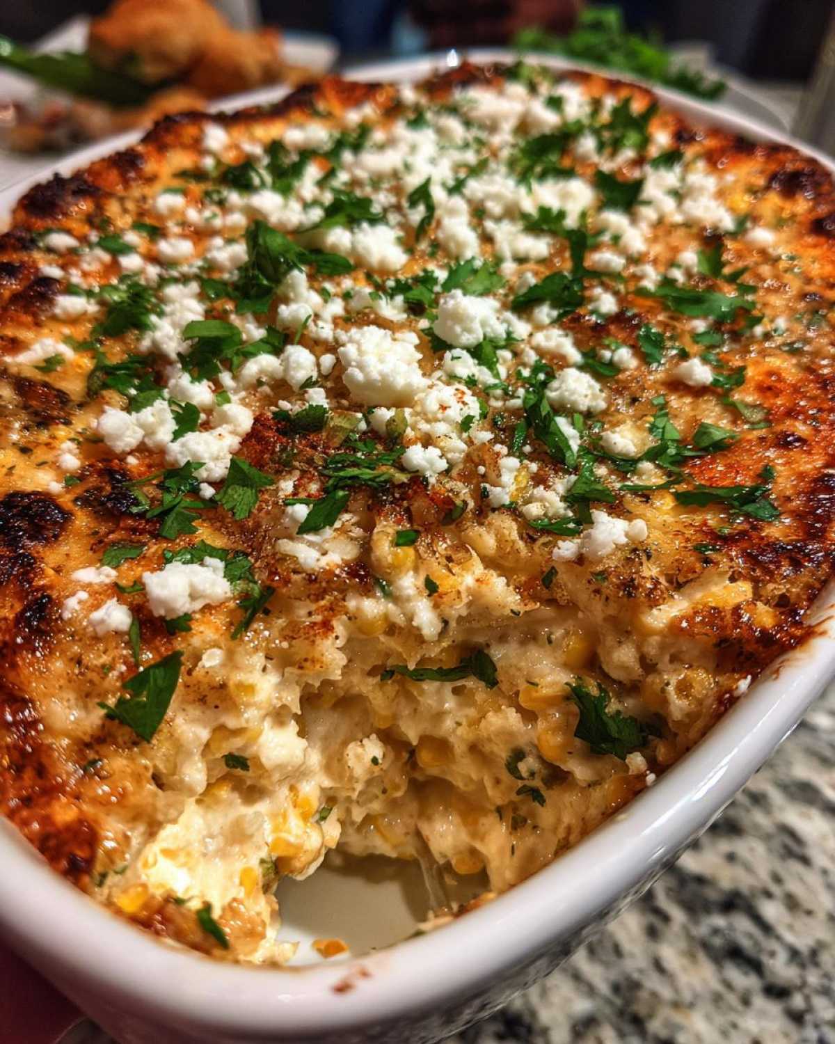 mexican street corn dip - detail 4
