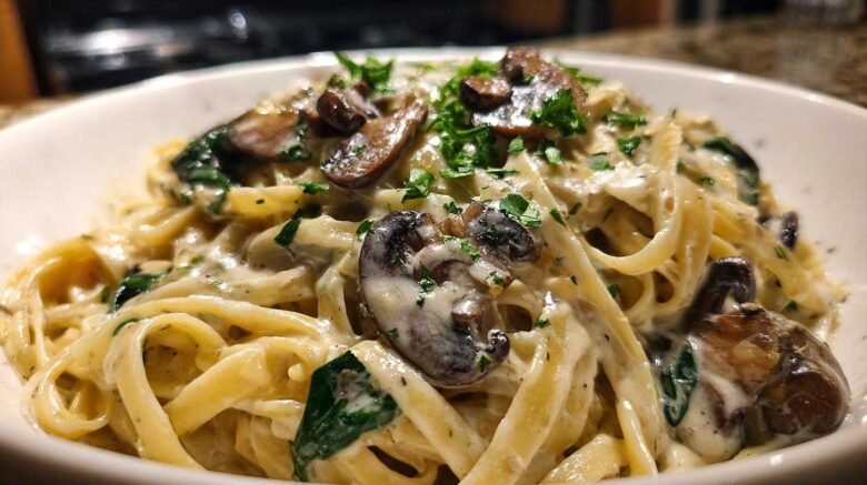 mushroom pasta