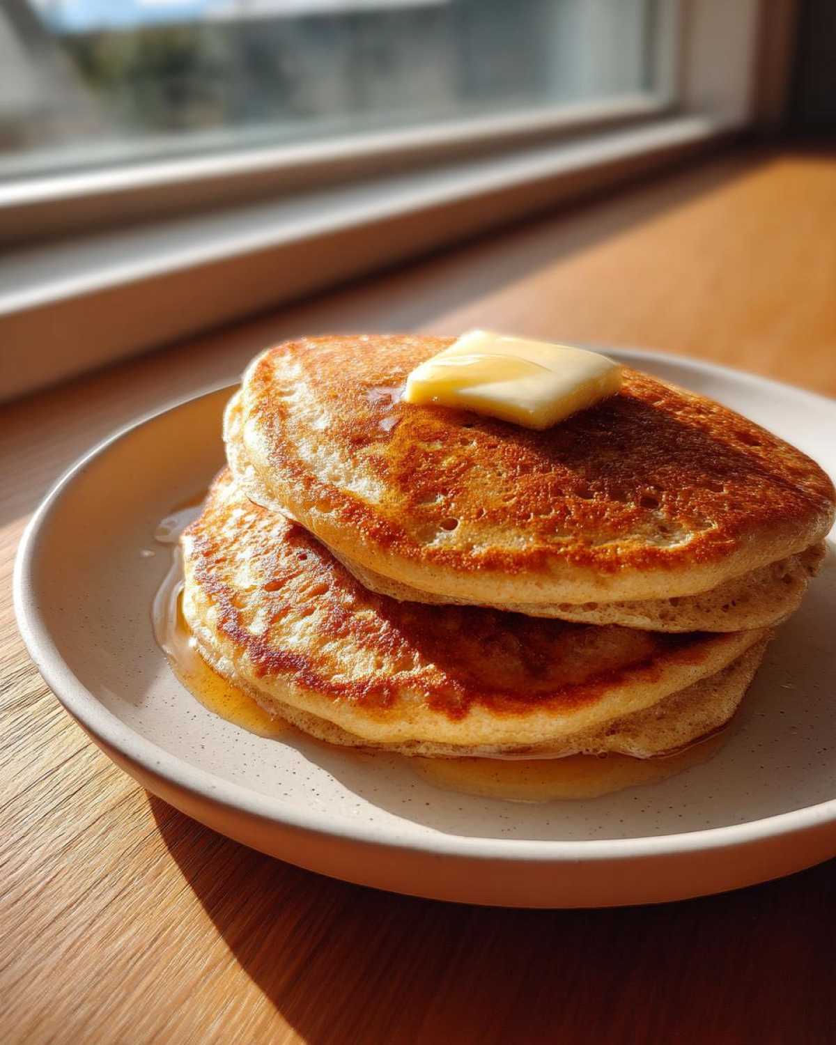 oatmeal pancakes - detail 2