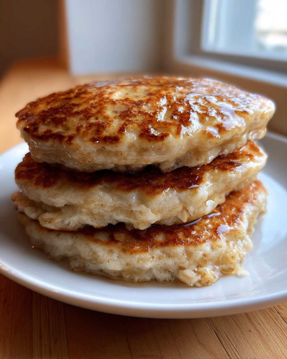 oatmeal pancakes - detail 3