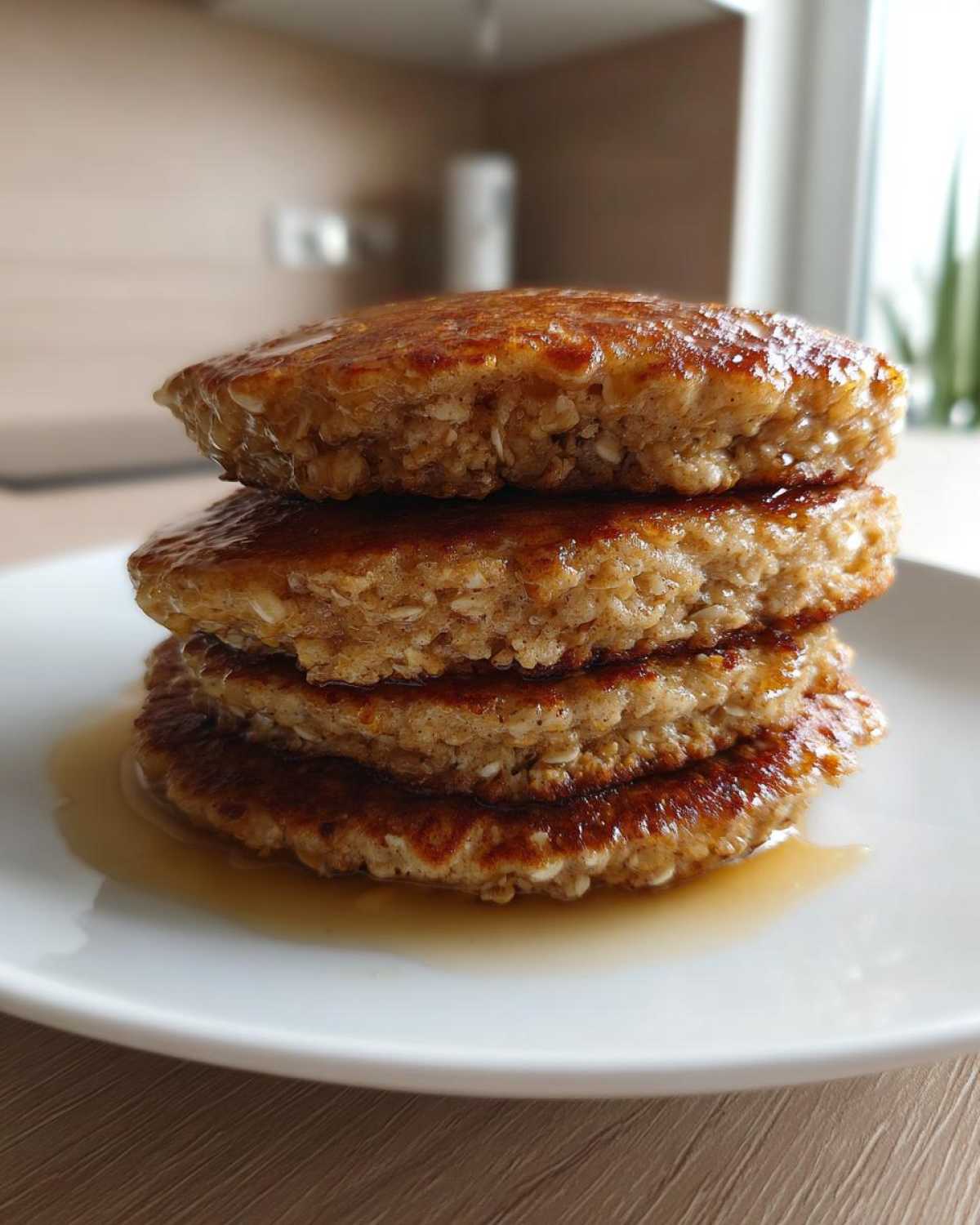 oatmeal pancakes - detail 4