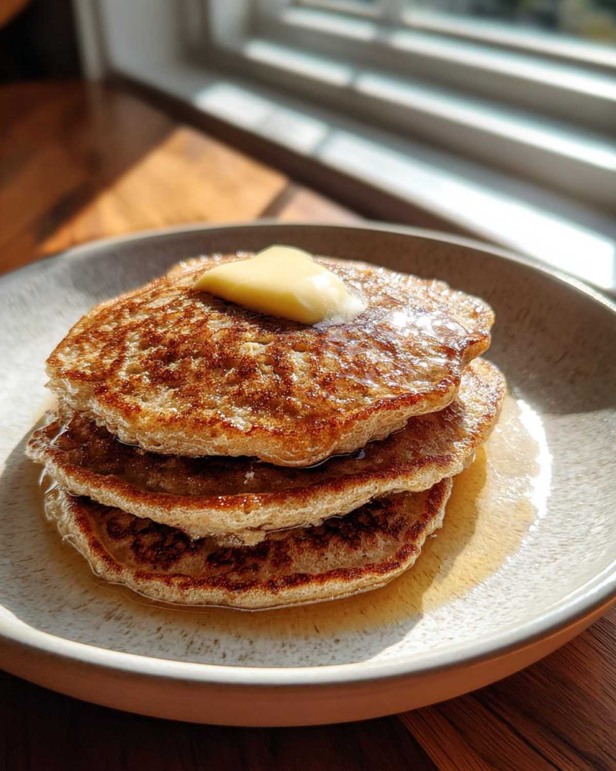 oatmeal pancakes - detail 4