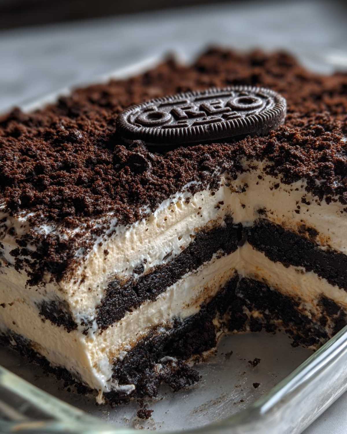 oreo dirt cake - detail 4
