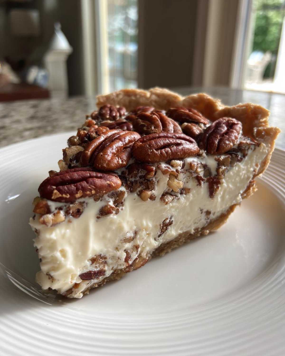 pecan cream pie - detail 1