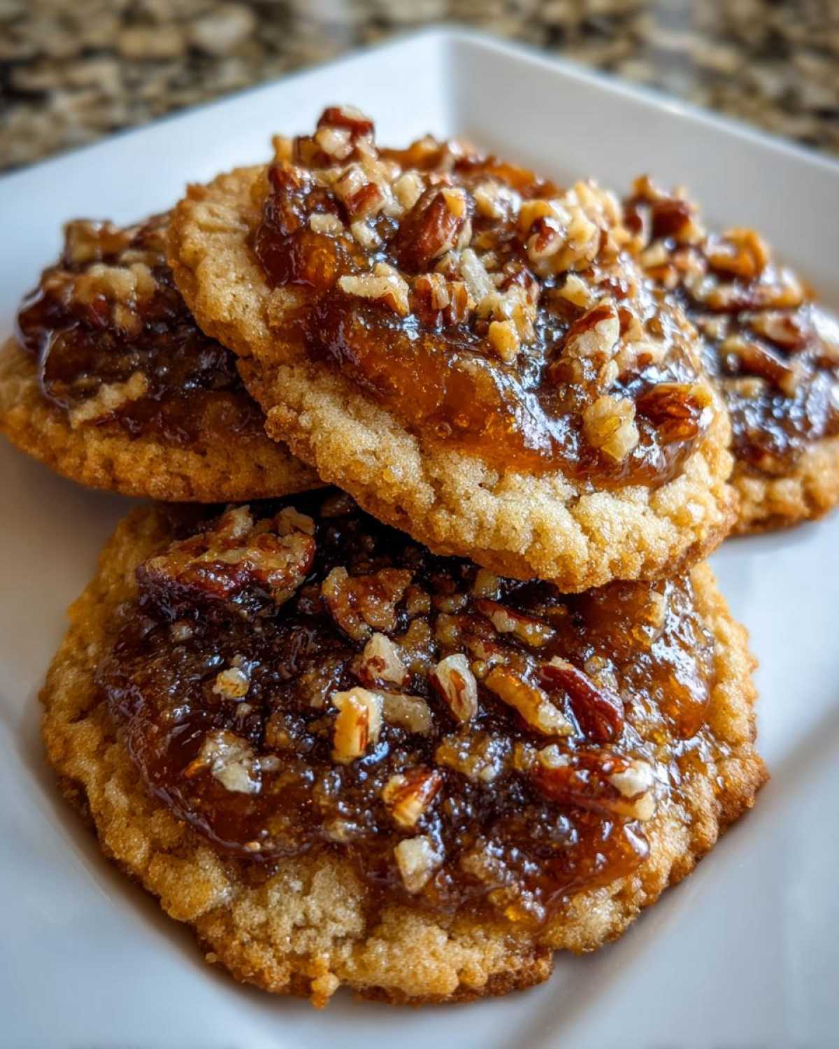 pecan pie cookies - detail 1