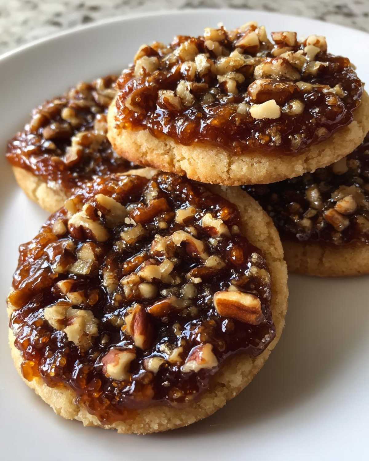 pecan pie cookies - detail 3