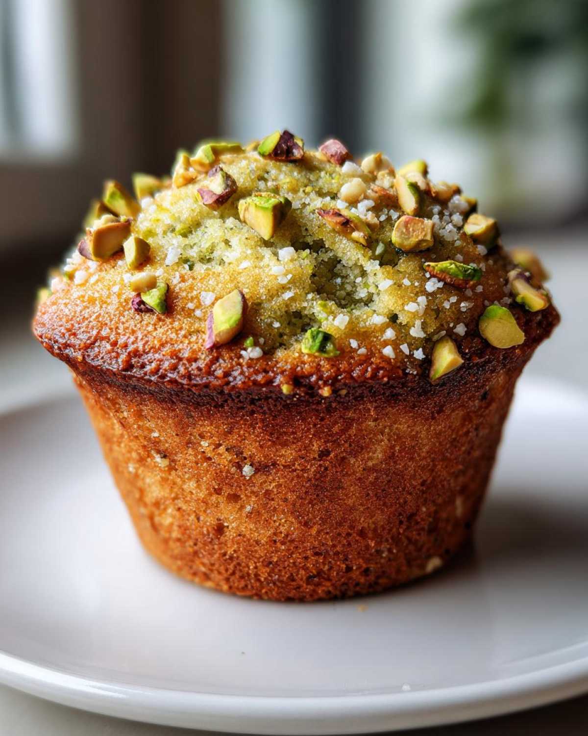 pistachio muffins - detail 4