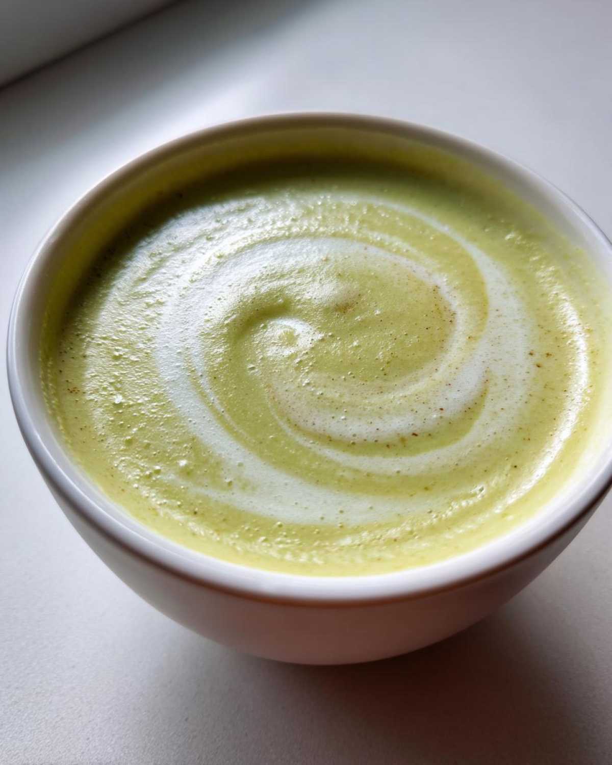 potato leek soup - detail 4