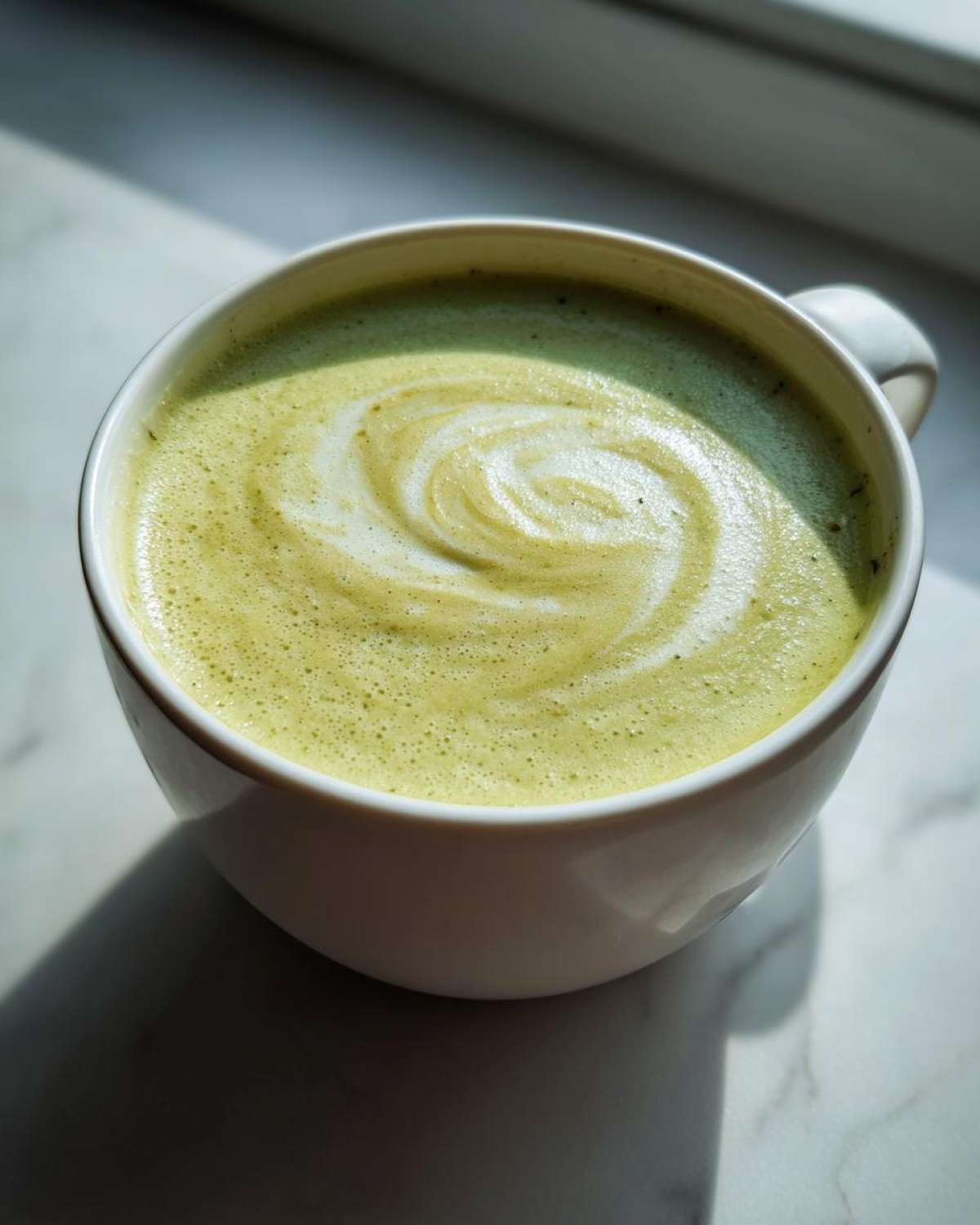 potato leek soup - detail 2