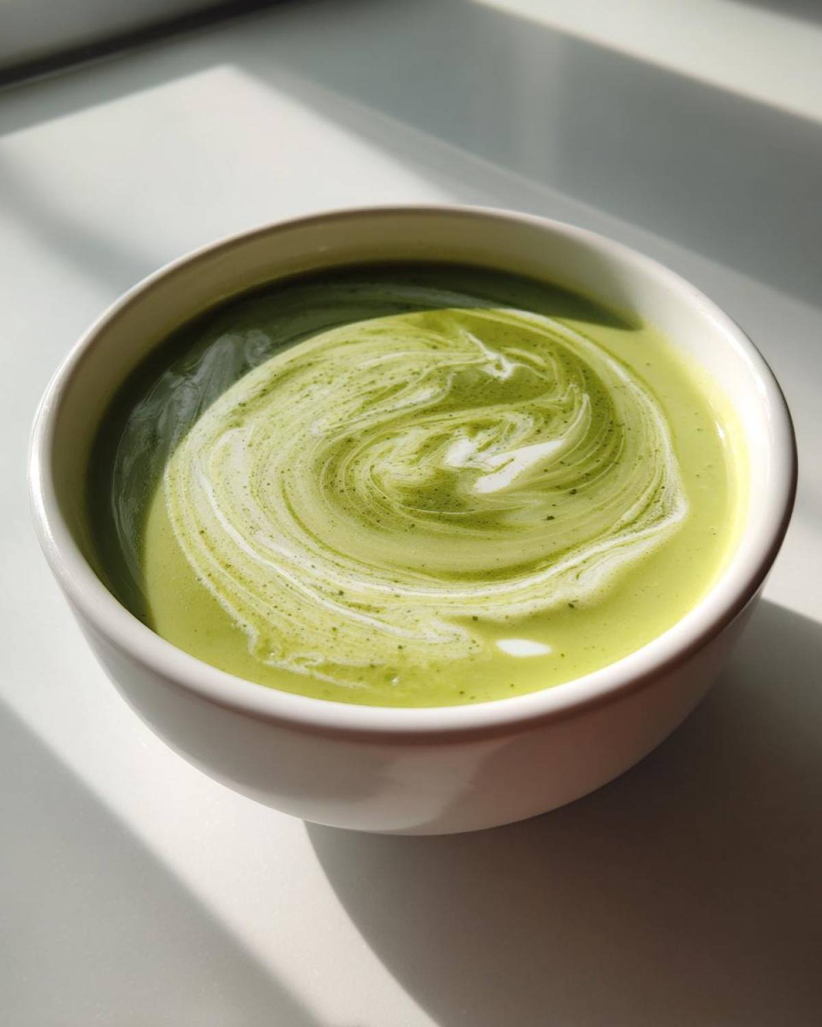 potato leek soup - detail 3