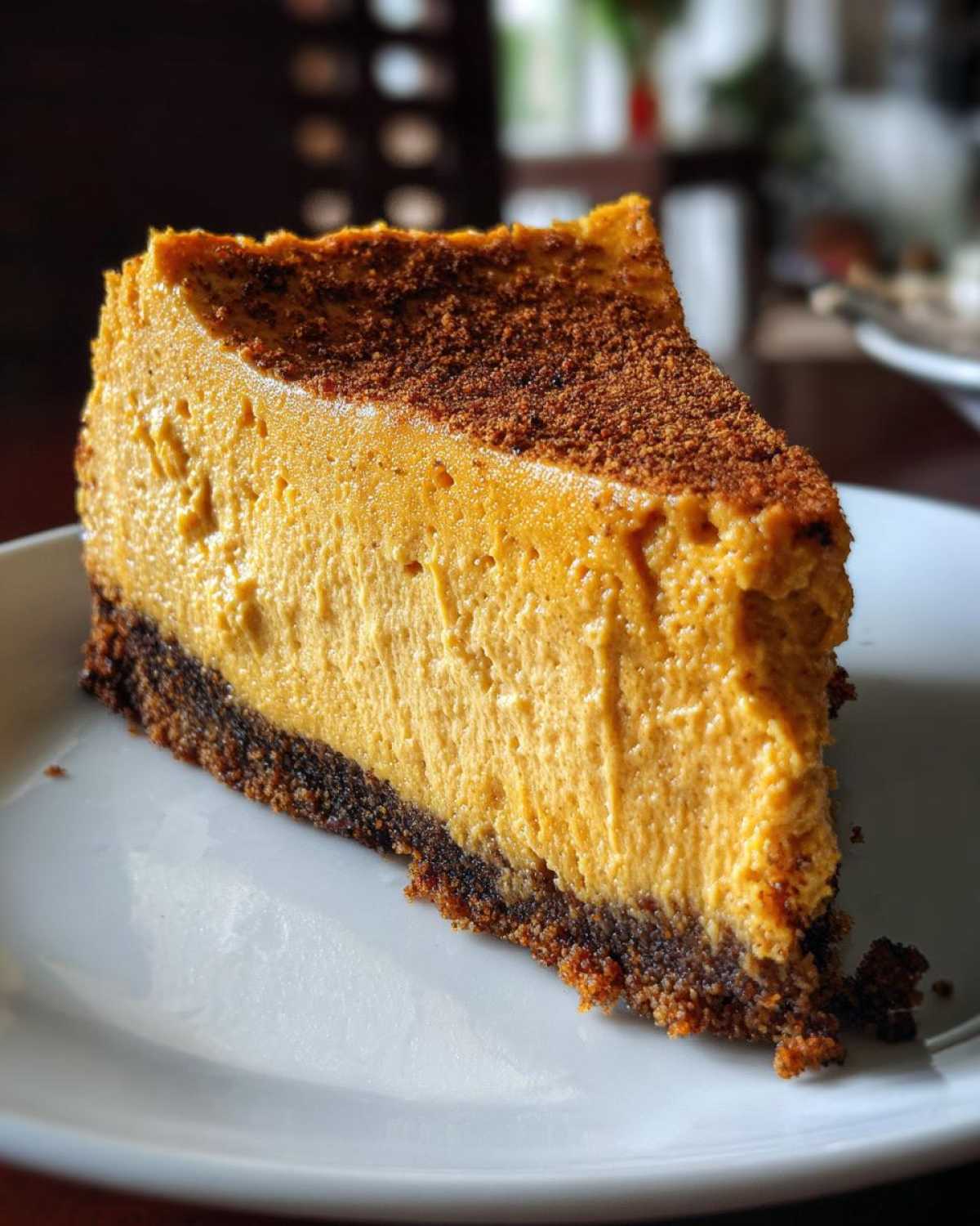 pumpkin cheesecake - detail 1