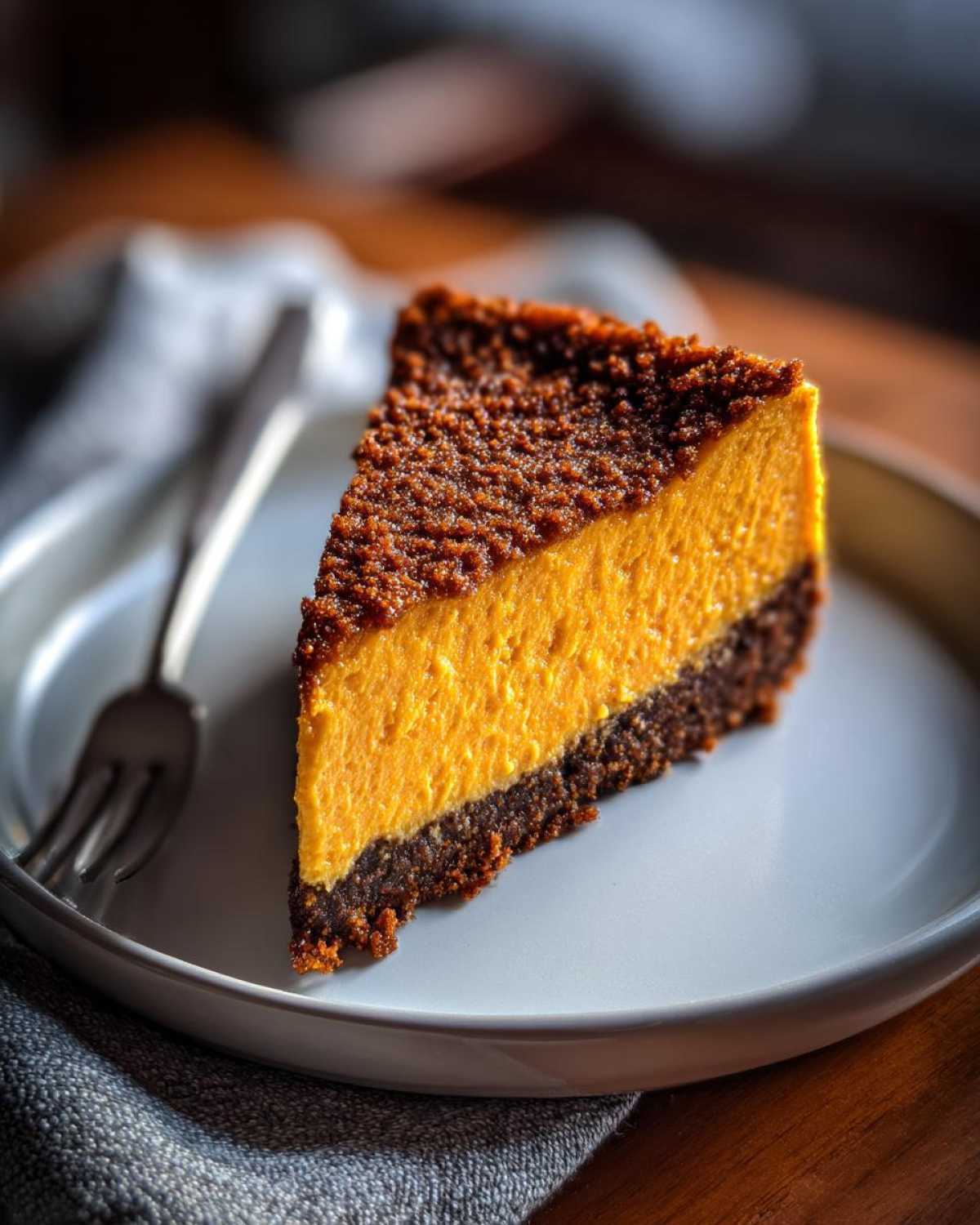 pumpkin cheesecake - detail 2