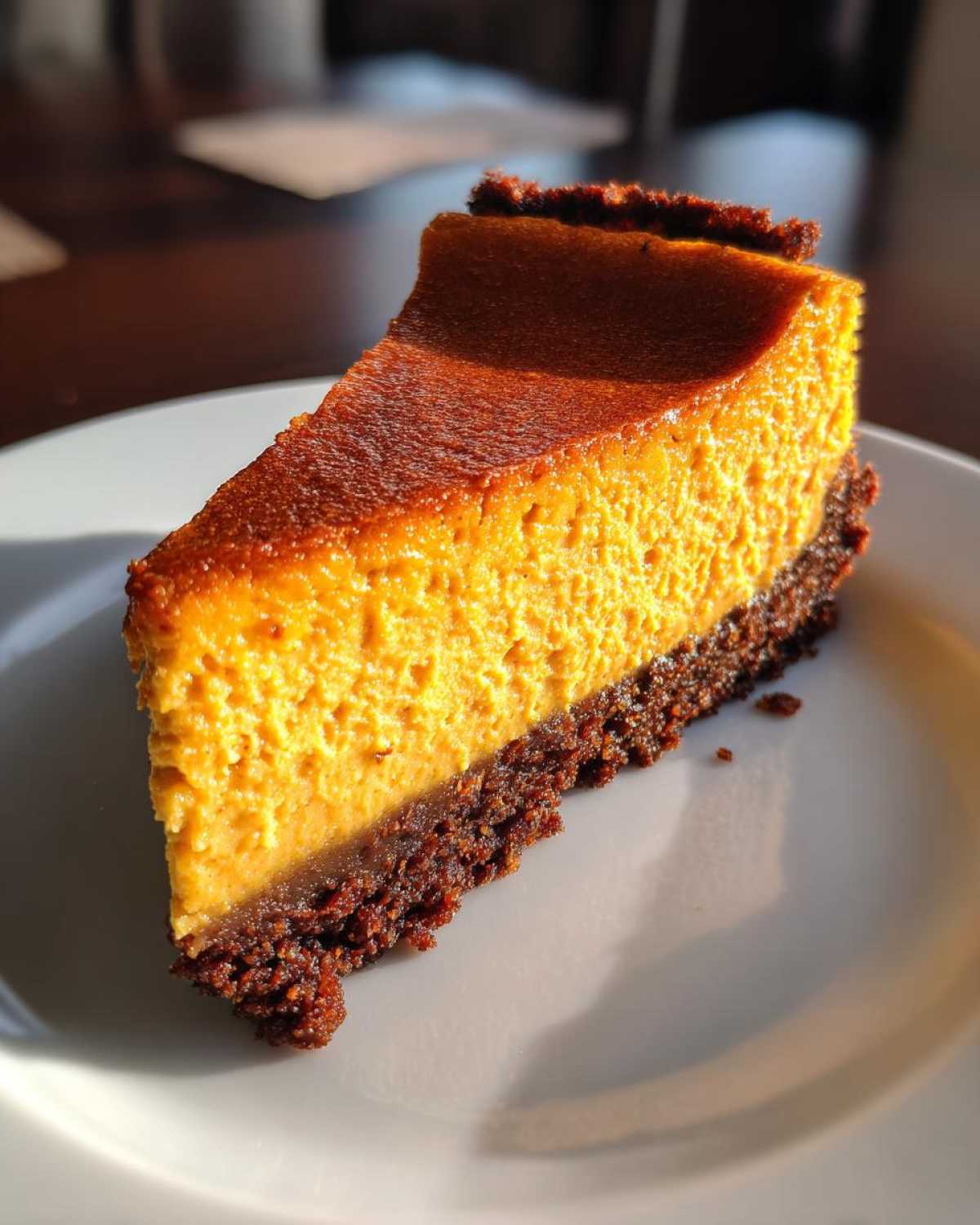 pumpkin cheesecake - detail 3