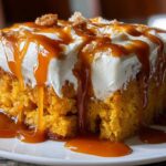 pumpkin poke cake