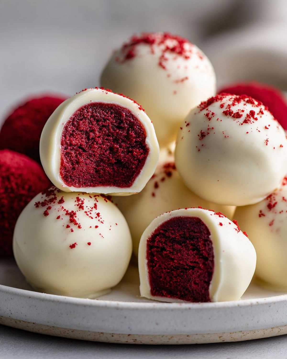 red velvet cake balls - detail 3