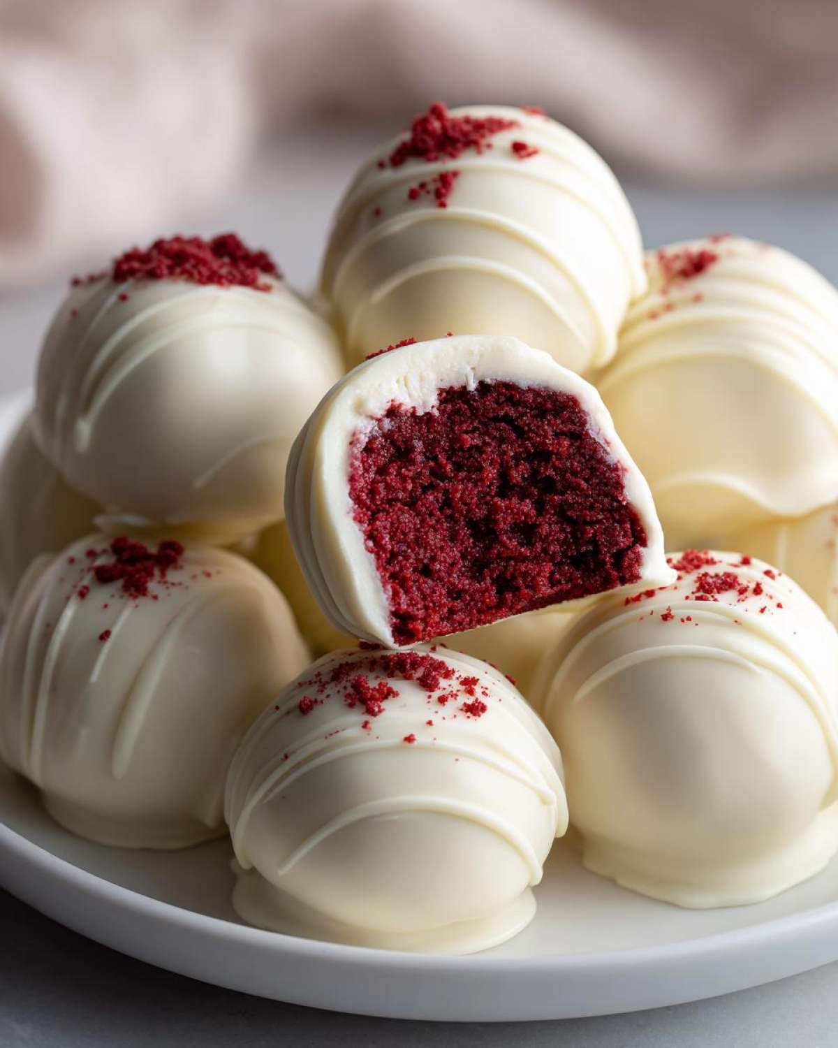 red velvet cake balls - detail 4