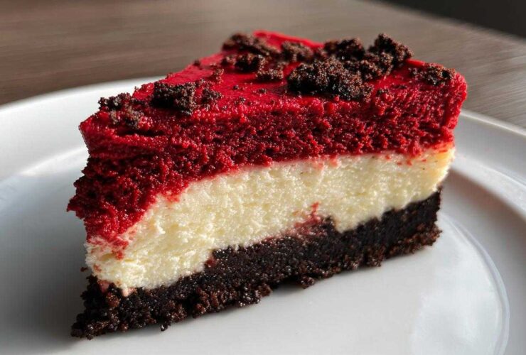 red velvet cheesecake