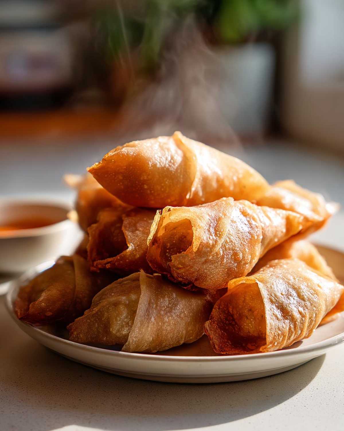 rice paper dumplings - detail 3