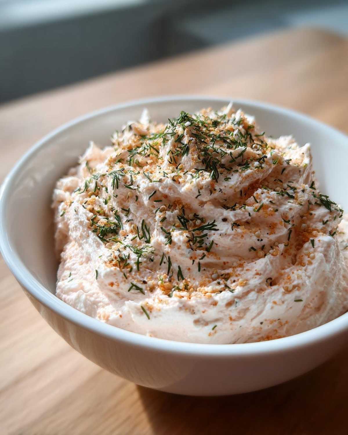 smoked salmon dip - detail 1