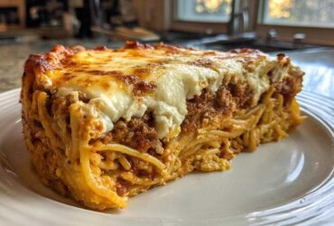 spaghetti pie