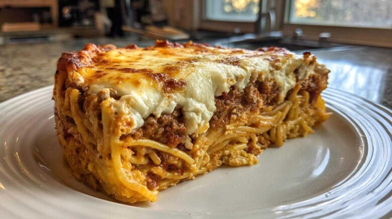 spaghetti pie