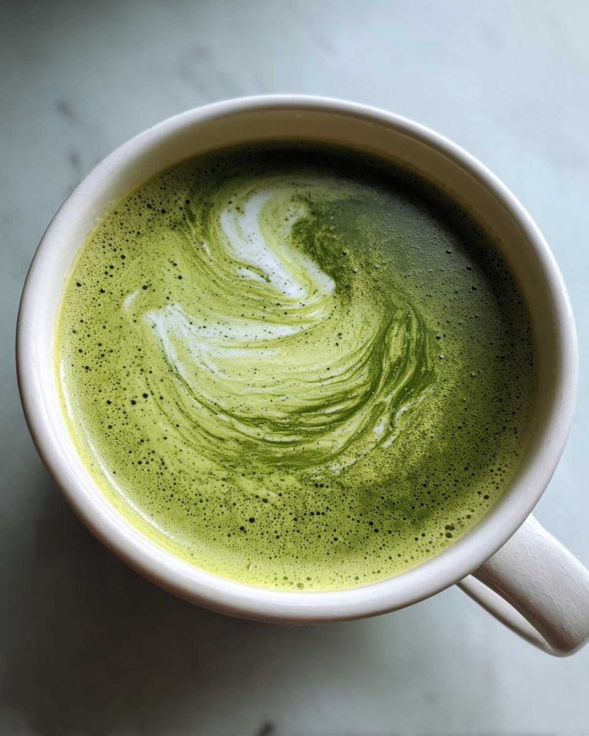 spinach soup - detail 2