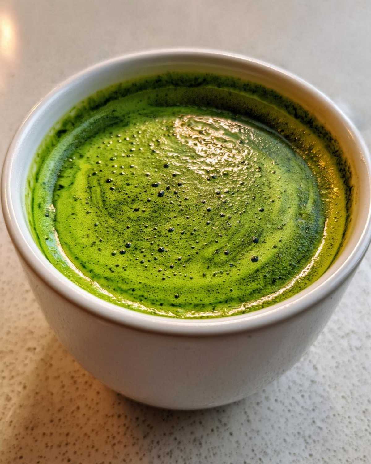 spinach soup - detail 4