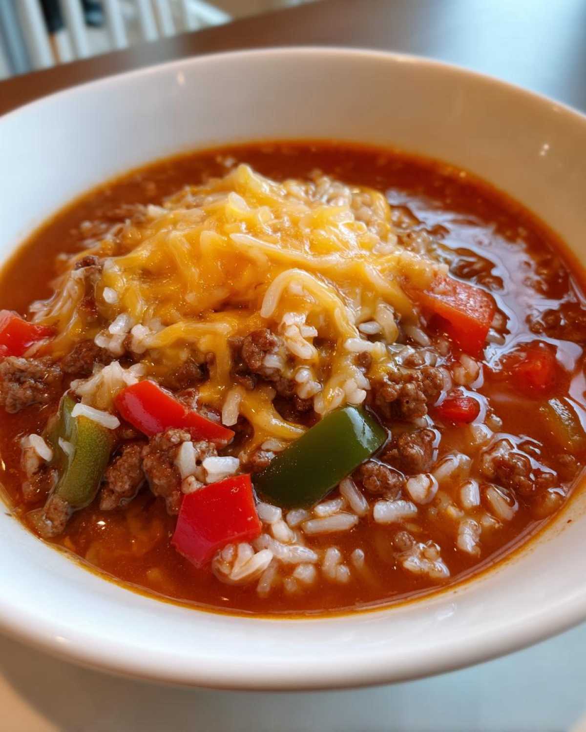 stuffed pepper soup - detail 3