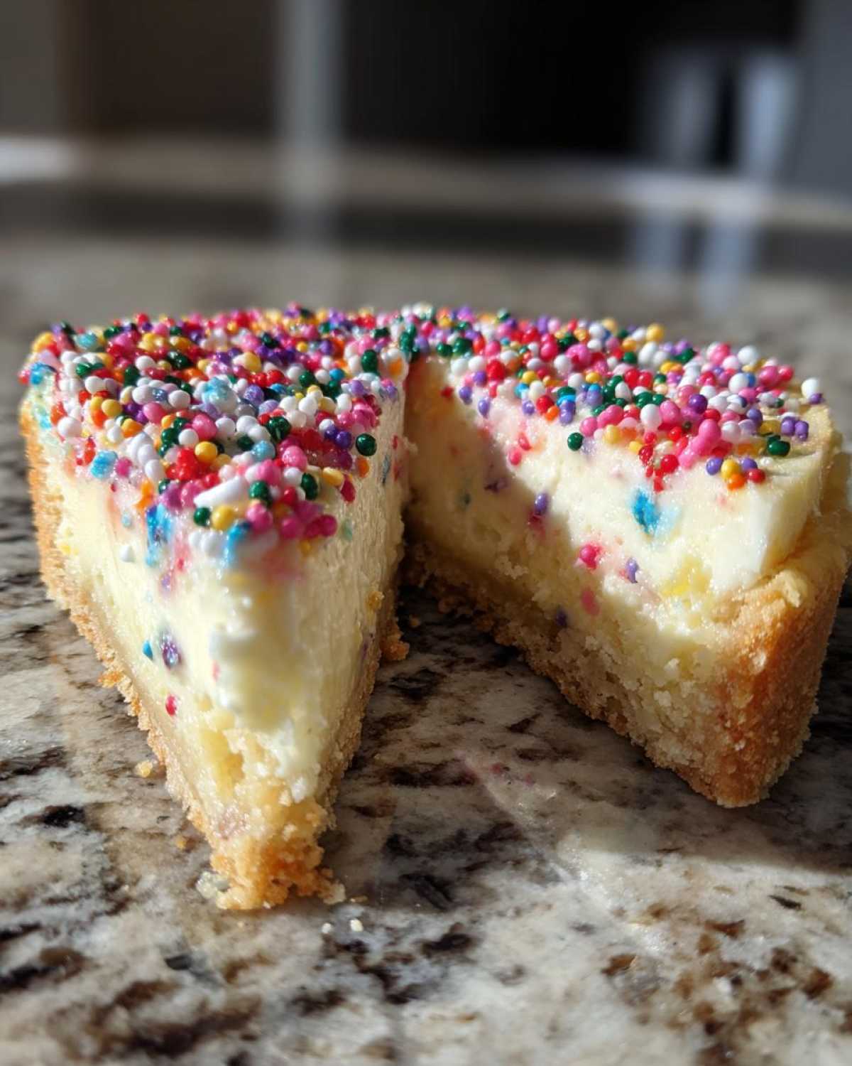 sugar cookie cheesecake - detail 1