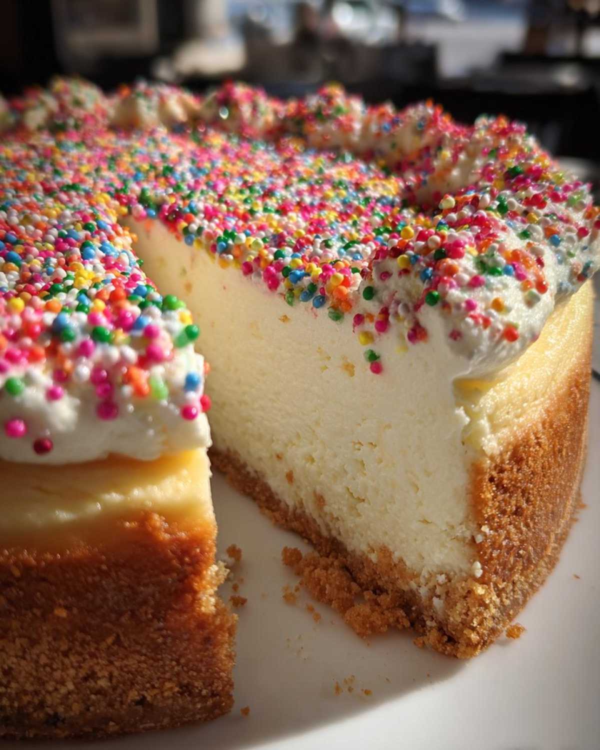 sugar cookie cheesecake - detail 2