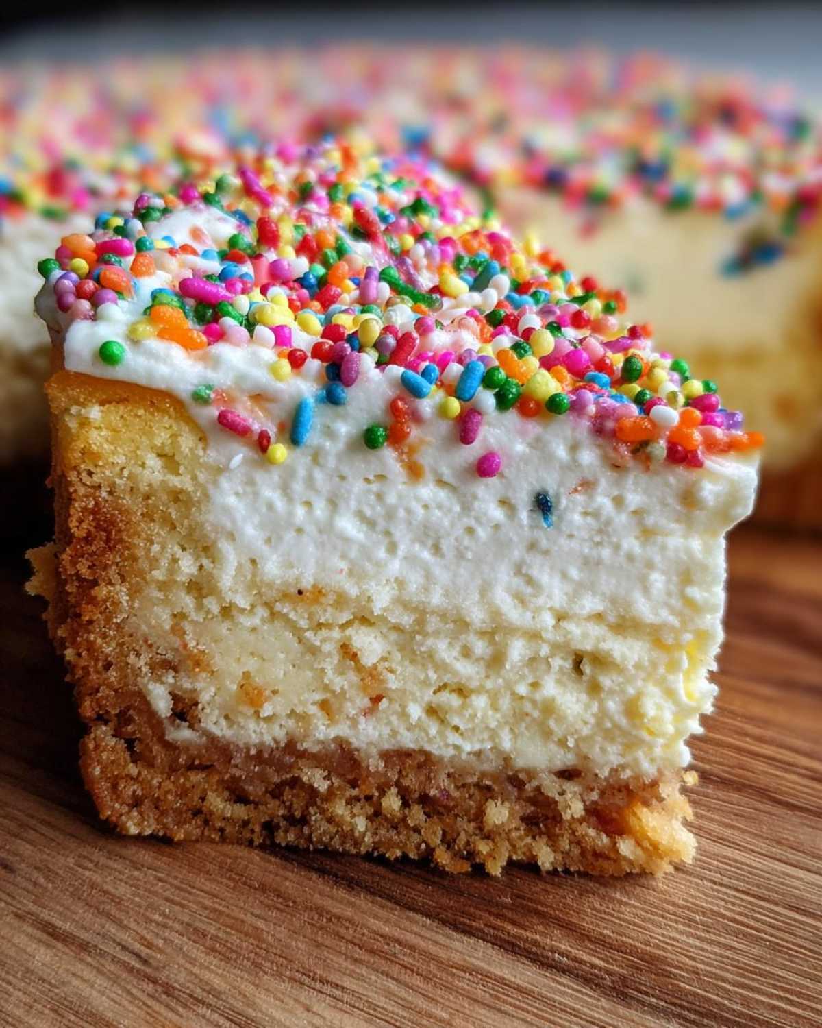 sugar cookie cheesecake - detail 3