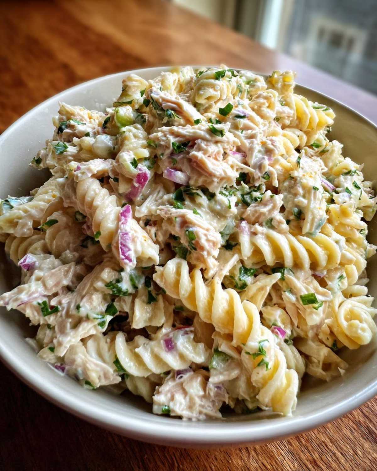 tuna pasta salad - detail 4