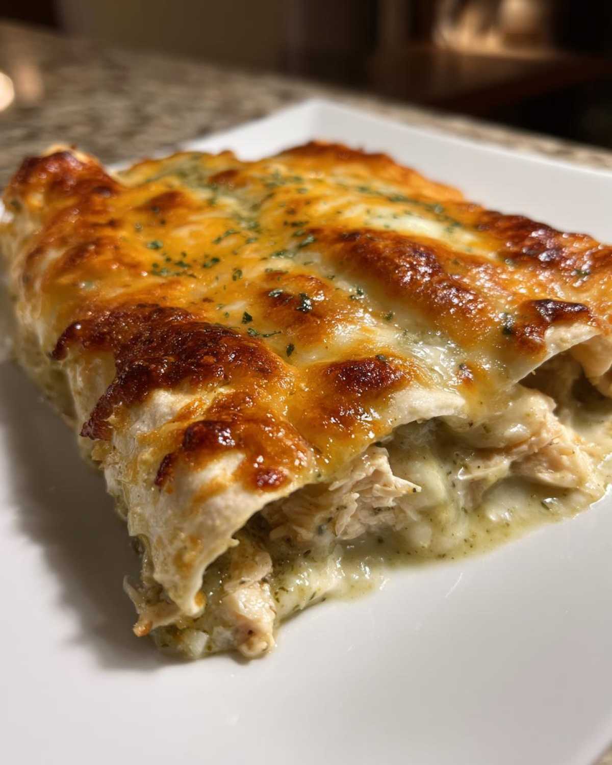 white chicken enchiladas - detail 3