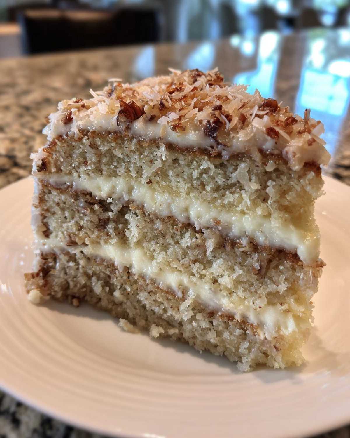 white german chocolate cake - detail 2