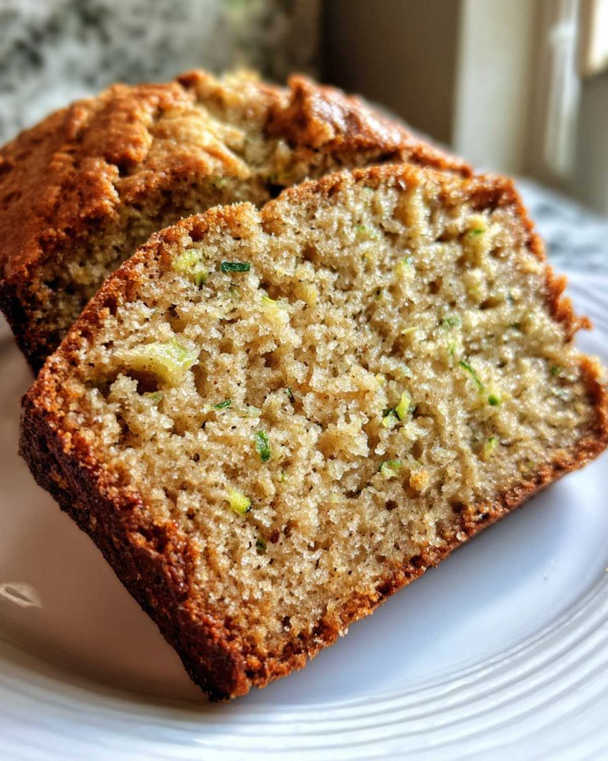 zucchini banana bread - detail 1