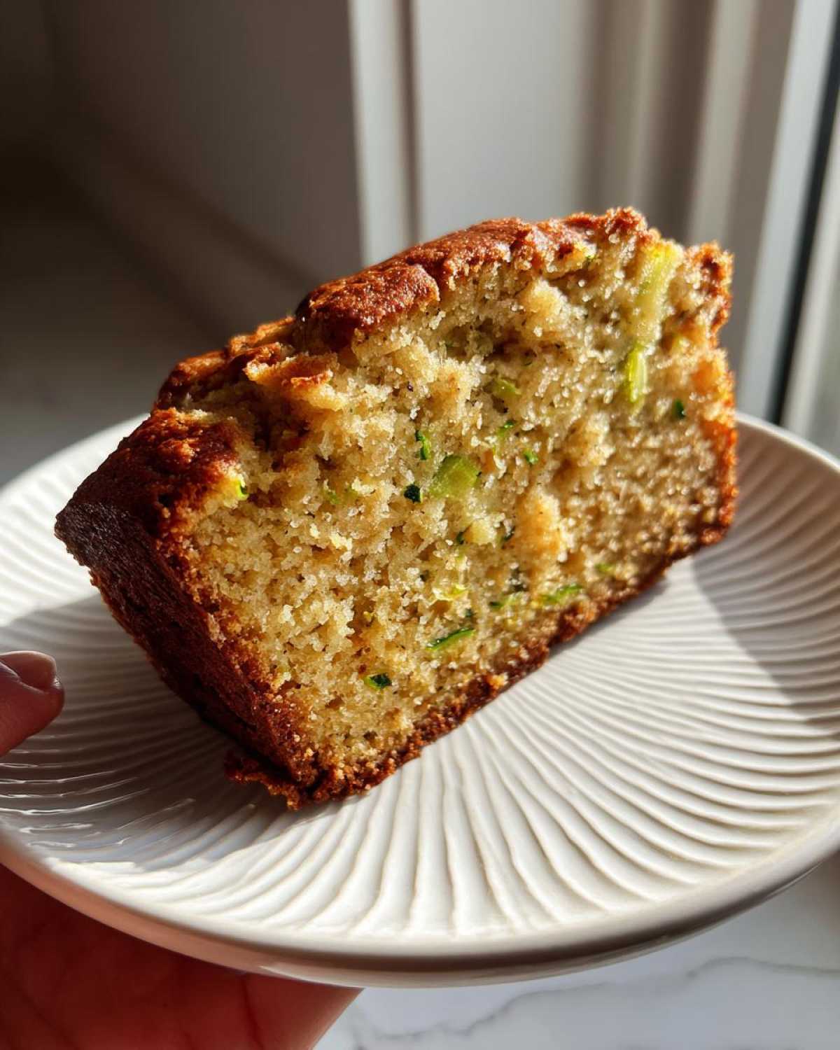 zucchini banana bread - detail 2
