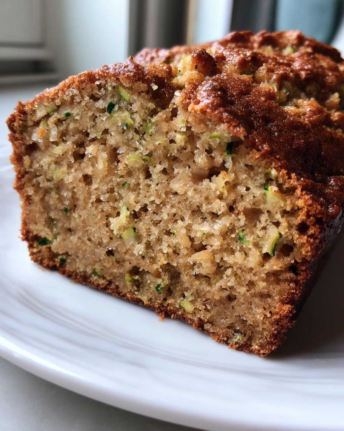 zucchini banana bread - detail 3